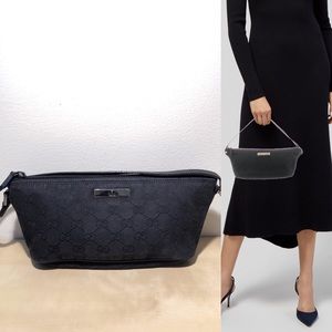 Gucci | Bags | Gucci Signature Canvas Boat Pochette Bag | Poshmark